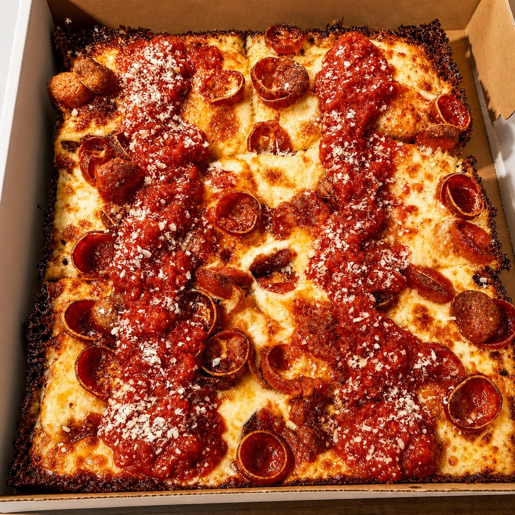 Large One Topping Detroit.