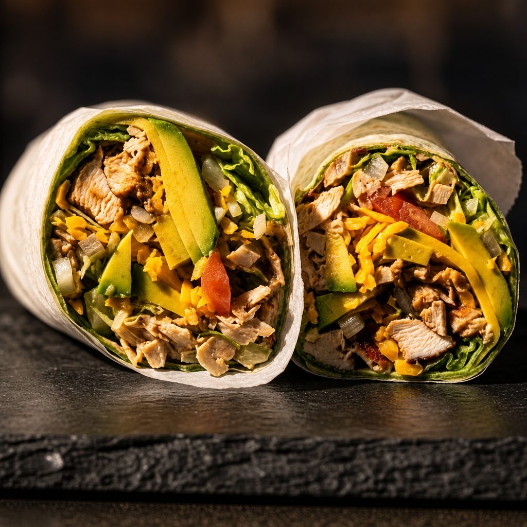 Southwestern Chicken Wrap.