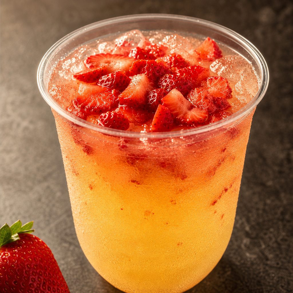 Large Strawberry Lemonade.