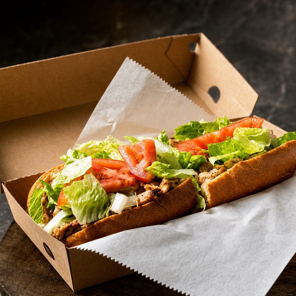Chicken Cheesesteak Hoagie.